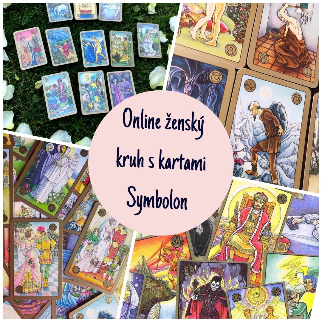 online ženský kruh s kartami Symbolon